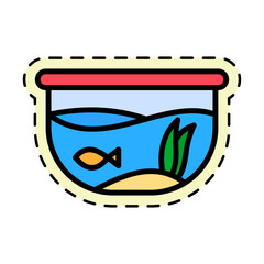 Aquarium Sticker