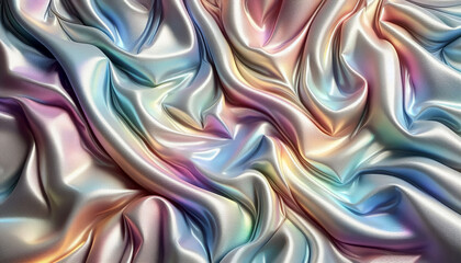 Obraz premium Luxurious Abstract Background Grunge Silk, Satin, and Velvet Waves for Elegant Wallpaper or Christmas Design