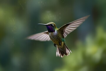Fototapeta premium hummingbird on branch