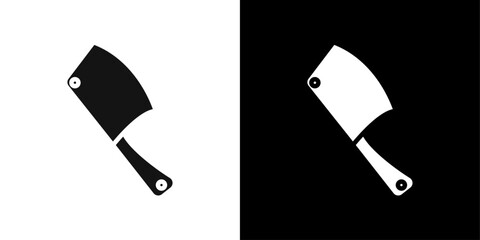 cooking chef knife icon Symbol mark in filled style