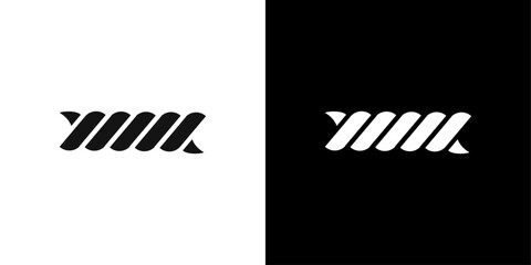 Gemelli icon Symbol mark in filled style