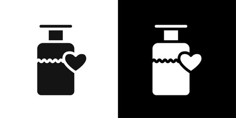 Love Elixir icon Symbol mark in filled style