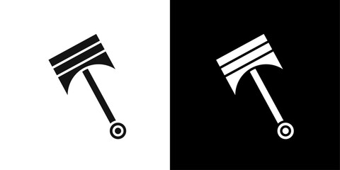 piston icon Symbol mark in filled style