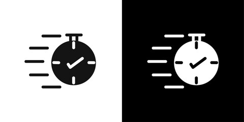 quick response icon Symbol mark in filled style