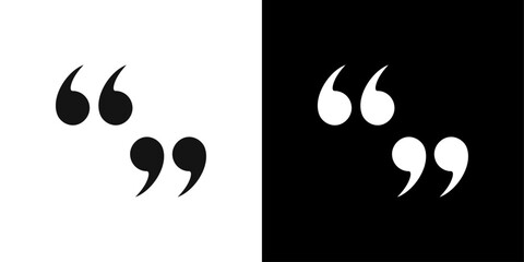 Quote icon Symbol mark in filled style