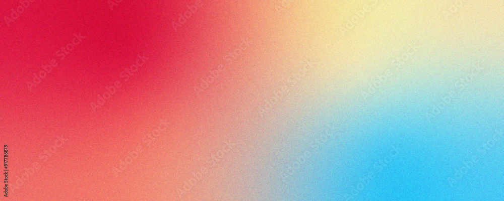 Aufkleber grainy gradient background. vector illustration of gradient background. abstract beige orange and bl
