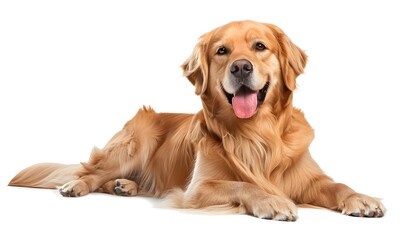 Golden Retriever Lying Down