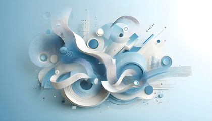 Modern light blue abstract background
