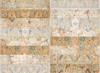 Fototapeta premium Decoration for tiles,geometric , carpet patchwork colorful design