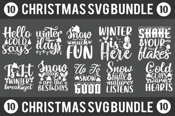 christmas funny svg bundle, christmas svg, winter svg