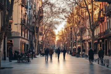 Barcelona Street Scene