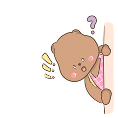 a little bear with momy