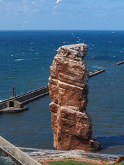 Tall Anna in the North Sea island of Heligoland in Germany