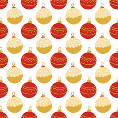 Christmas background, seamless pattern. Perfectly for wrapping paper, textile, card.