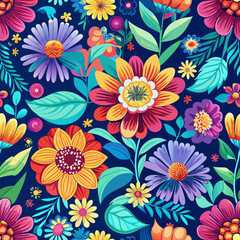 floral seamless pattern