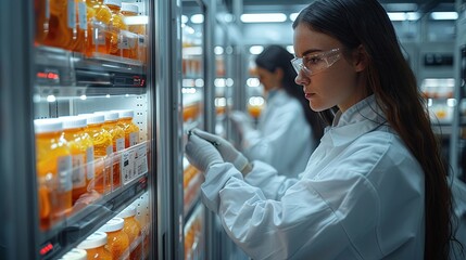 Artificial meat production facility lab-grown protein