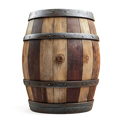 Fototapeta premium Wine barrels, a valuable tool for aging beverages