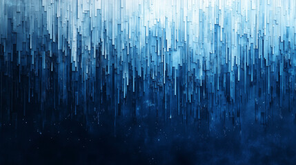 Abstract Vertical Lines Resembling Falling Rain in Monochrome