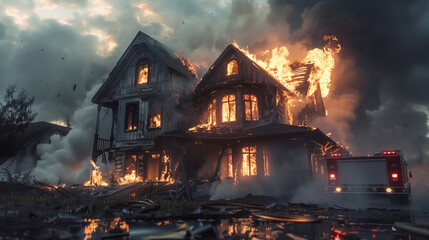 fire in the house