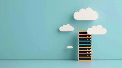 Black Friday cloud computing consultancy, promotional rates, flat design illustration