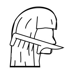 hair comb-out line icon vector. hair comb-out sign. isolated contour symbol black illustration