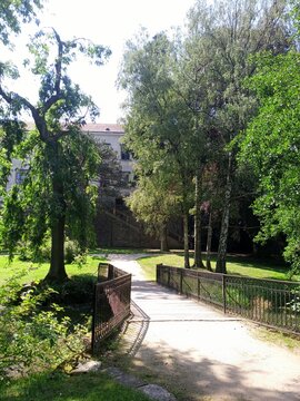 castle park Telč, Czech republic
