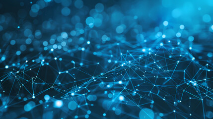 Obraz premium Abstract digital data background. Can be used in the description of network abilities, technological processes, digital storages, science, education, etc.