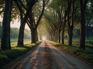 Fototapeta premium morning in the park