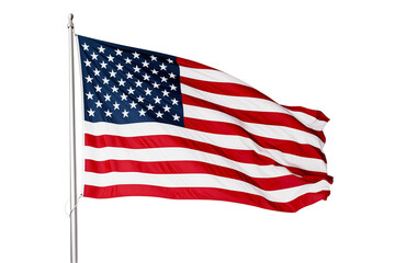 united stat flag on transparent background. united flag isolated on transparent background png cutouts. Image for graphic designer. Image for flyers. Image for communication. Patriotic united.