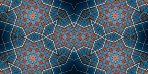 Fototapeta premium Seamless abstract pattern. Texture art banner