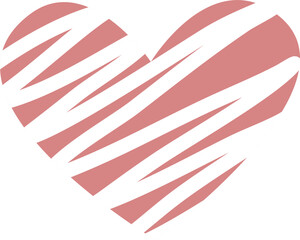 Obraz premium Heart shape cartoon