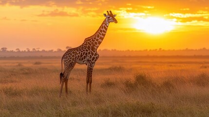 Obraz premium Photographer capturing wildlife in the heat of the savannah, a hot photography activity