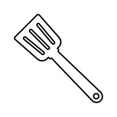 Spatula icon. Outline vector.