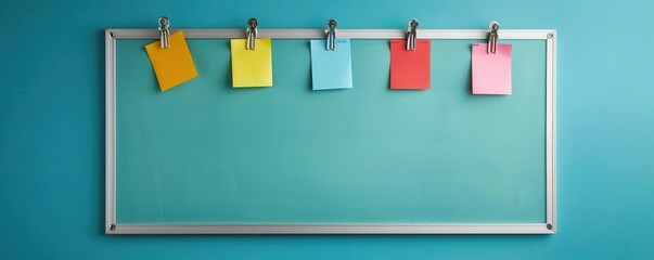 Voting results posted on a school bulletin board, vote, transparency