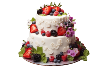 Wedding cake on transparent background. Wedding related topics. Png cutouts on transparent background. Wedding planner. Image for graphic designer.