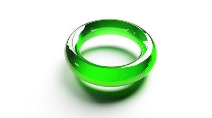 Green Light Ring: Glowing Circular Illumination
