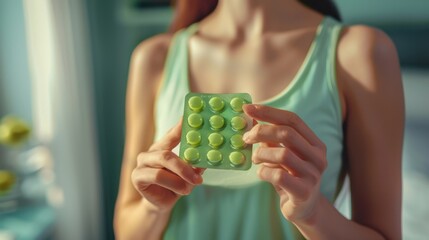 Obraz premium The blister pack of pills