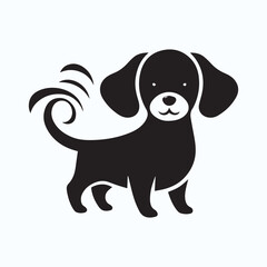 DOG BLACK SILHOUETTE