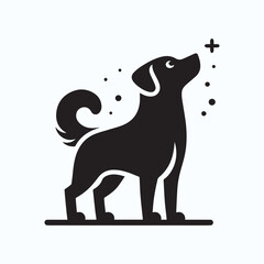 DOG BLACK SILHOUETTE