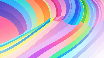 Abstract colorful rainbow , vector illustration