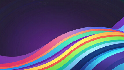 Abstract colorful rainbow , vector illustration