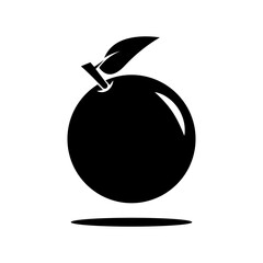 Orange fruit icon