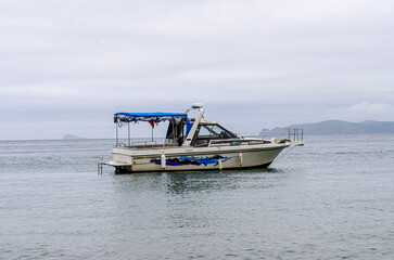 Obraz premium boat on the beach