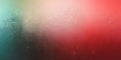 green, red  colorful dark glowing grainy gradient background