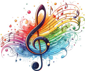 music background with logo