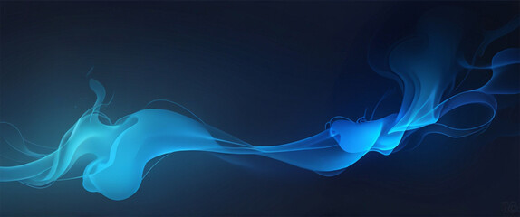 Abstract gradient smooth Blurred Smoke Dark Blue background image