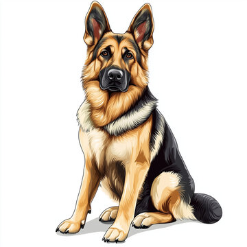 recommend clip art: German Shepherd Dog