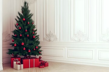 Mockup, poster on New Year and Christmas themes.