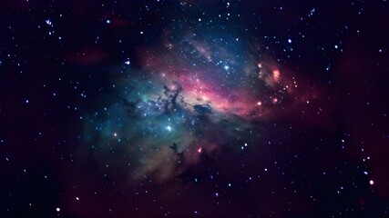 Naklejka premium Cosmo filled with countless stars