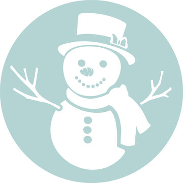 recommend clip art: white snowman silhouette